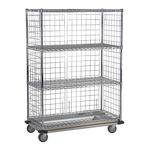 Unit, w/Casters, 4-Shelf, 24x48x81